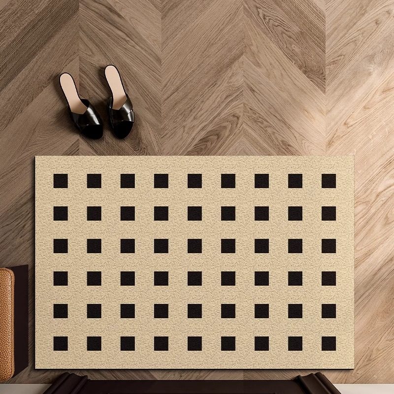 中古风入户门地垫进门丝圈垫法式家用玄关耐脏地毯2025新款可裁剪,居家布艺,入户地垫,淘宝优惠券,粉丝福利购,淘宝优惠卷