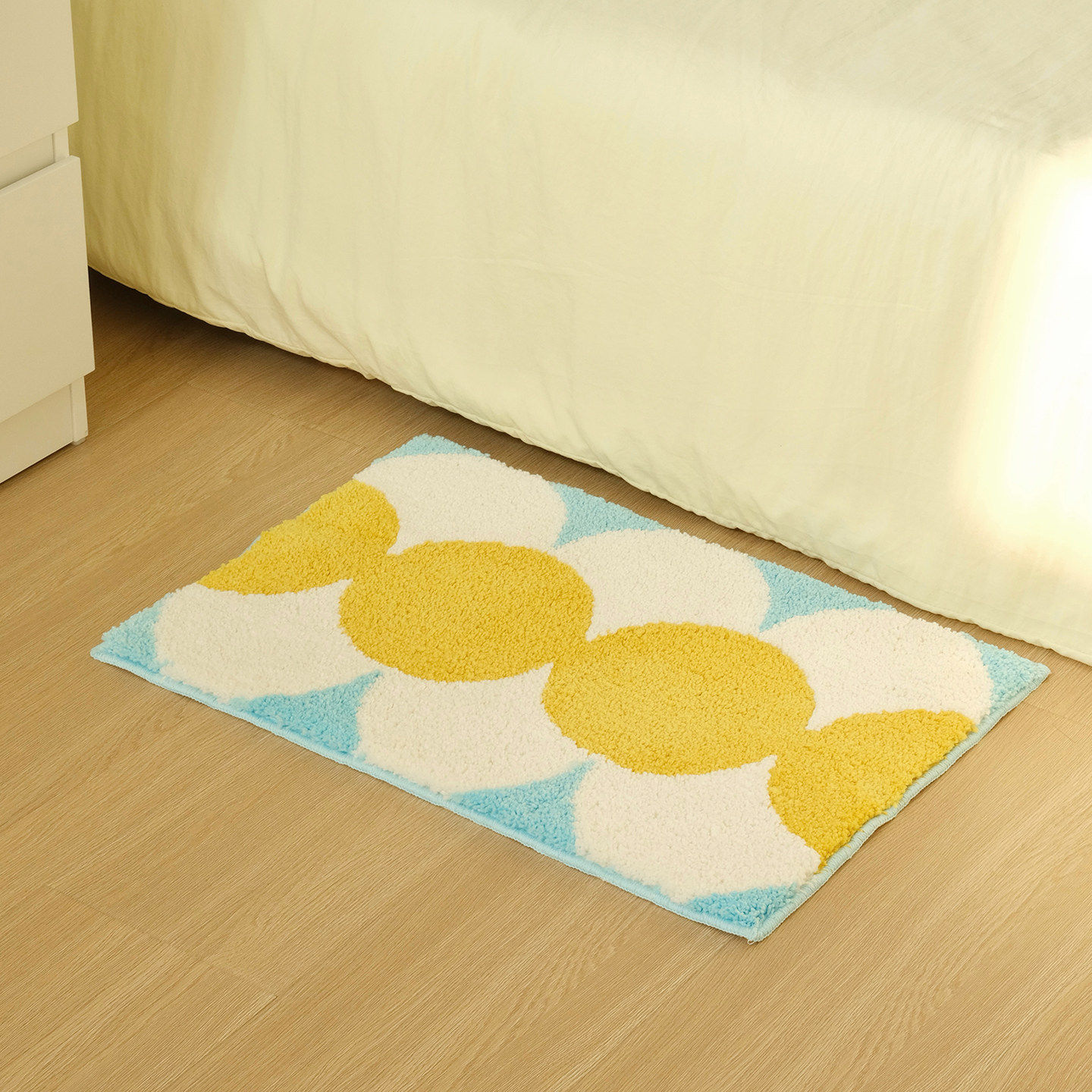 奶油风仿羊绒地毯浴室门口吸水地垫衣帽间卧室房间床边柔软小地毯,居家布艺,家用脚垫,淘宝优惠券,粉丝福利购,淘宝优惠卷