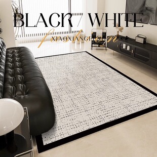 客厅地毯小香风轻奢法式免洗可擦沙发茶几新款卧室高级天津地垫子