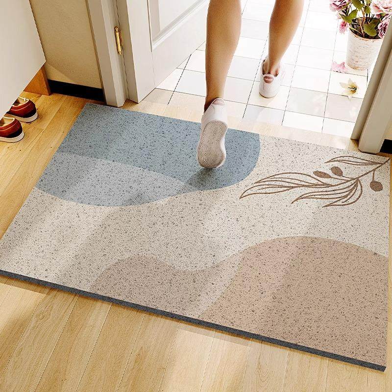 新款丝圈入户门地垫奶油风玄关进门口防滑蹭土脚垫高级感玄关地毯,居家布艺,入户地垫,淘宝优惠券,粉丝福利购,淘宝优惠卷