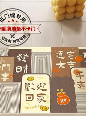 超薄1mm入户门地垫可擦洗地毯