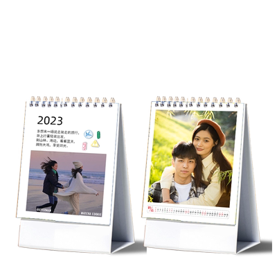 全家福台历定制照片diy制作2026年日历来图定做印刷个人自制私人订制订做个性创意马年过新年挂历