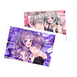 拍立得定制自印小卡明信片打印lomo卡爱豆卡片印刷3/4/5/6寸照片相卡订制铜版纸明星周边动漫卡通二次元软卡