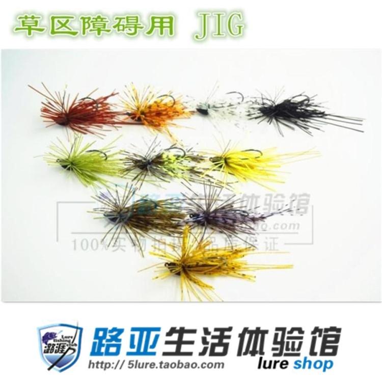 rubber jig ·ïºÉÎè ²ÝÇø×¨ÓÃswim JIG Íâµ¹´Ì2/0#¹³ 10¿Ë