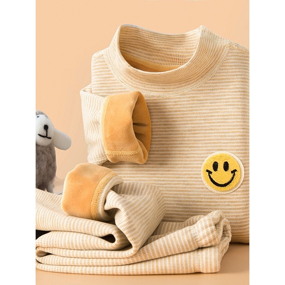 法国冬季儿童保暖内衣加绒两件套装防寒加厚男女童高领防风打底,童装/婴儿装/亲子装,内衣套装,淘宝优惠券,粉丝福利购,淘宝优惠卷