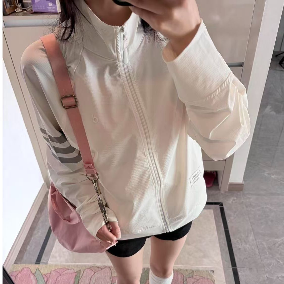 夏日少女感多巴胺防晒衣温柔减龄防紫外线小众印花韩系ins防晒服