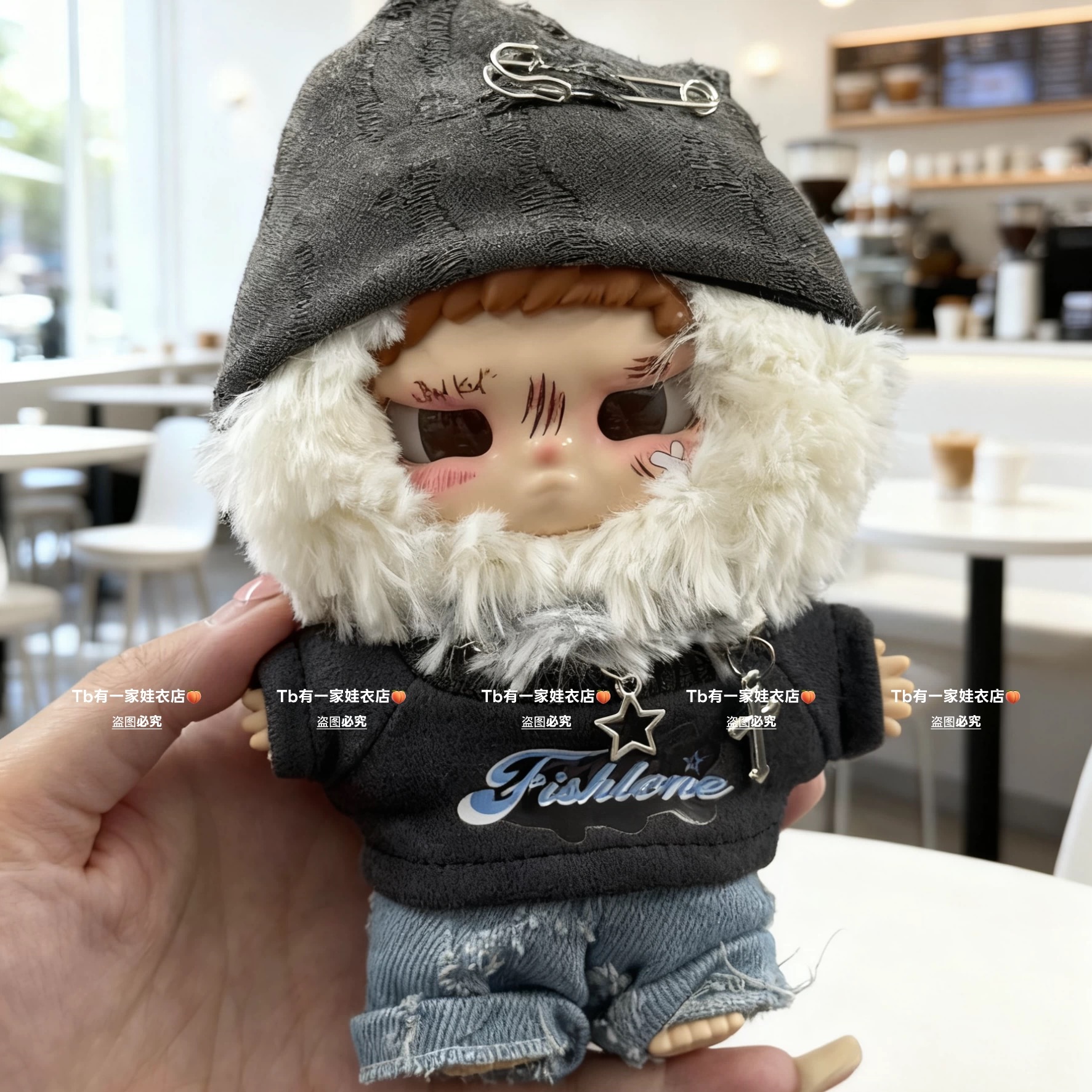 坏小孩娃衣Kippo搪胶盲盒系列娃衣 AYORTOYSX捕兽记盲盒衣服帅气