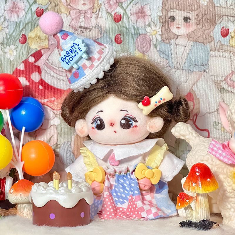 原创10cm娃衣古风汉服棉花娃娃衣服无属性便宜现货生日套装娃衣图片