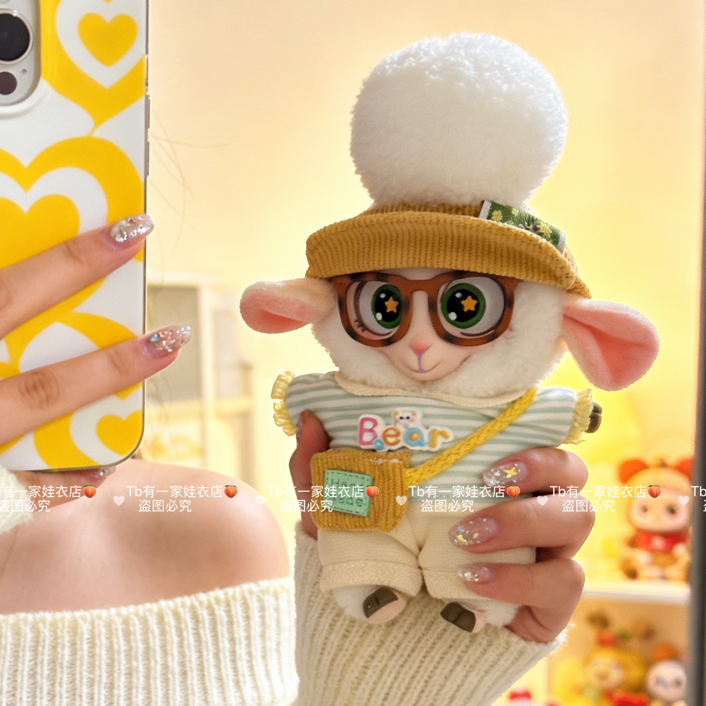 疯狂动物城城市居民通用娃衣羊副市长娃衣朱迪尼克搪胶毛绒衣服