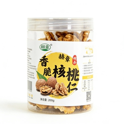 香脆核桃仁赫章核桃仁烘烤休闲零食200g瓶装