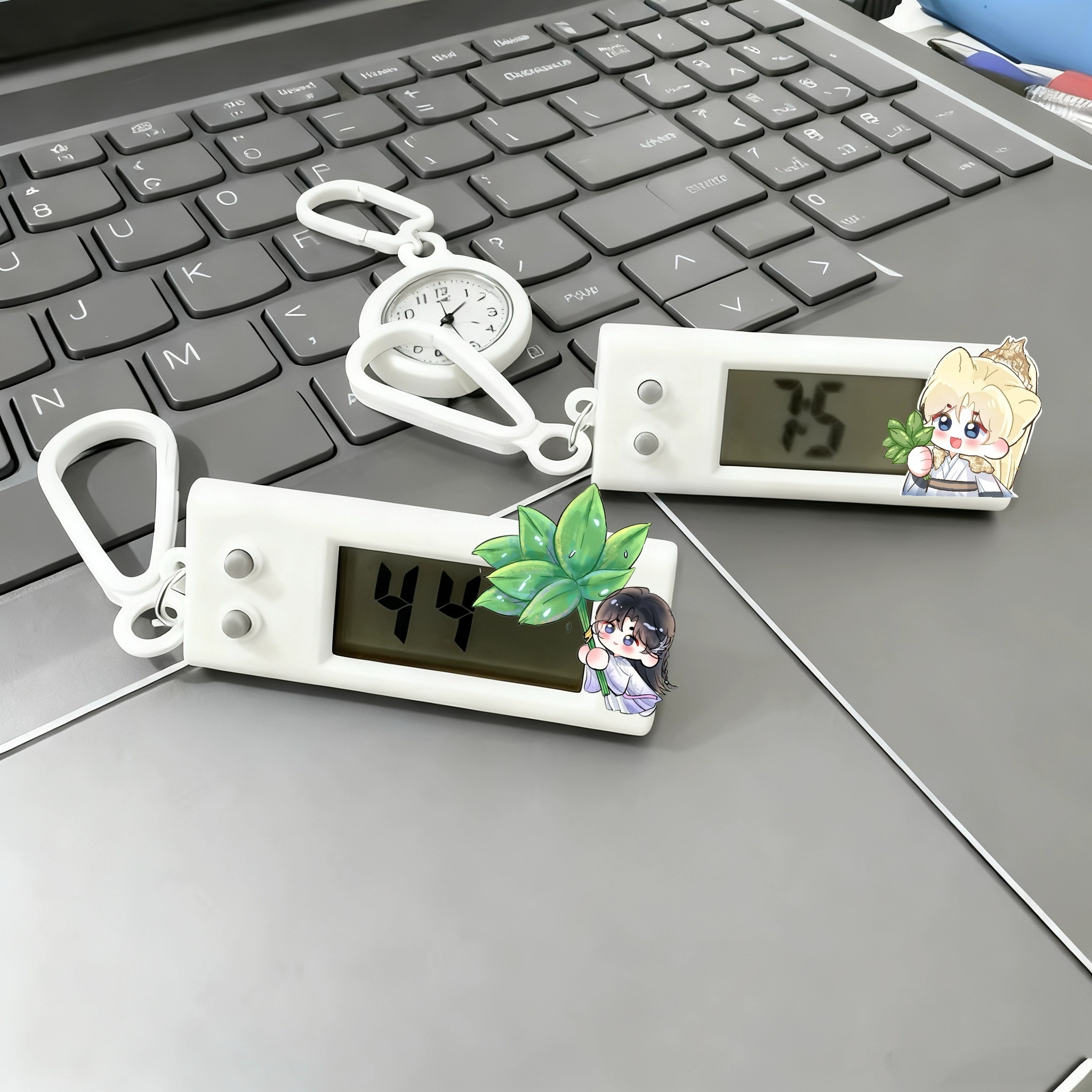 成毅柚子叶静音计时装饰小挂表