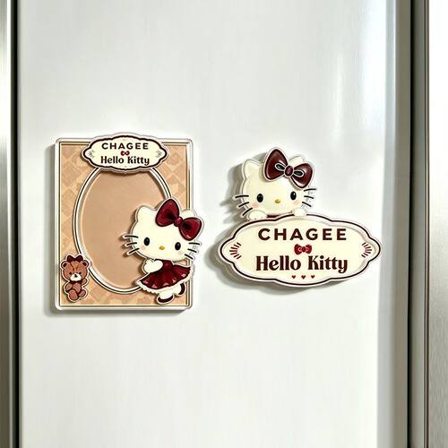 新品霸王茶姬HelloKitty冰箱贴