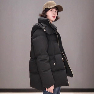 小禾同源鹅绒服女2026冬季精纺羊毛90白鹅绒羽绒服连帽休闲外套