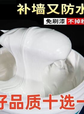 防水补墙白色防霉防潮修补内墙修复墙面翻新腻子家用涂料免漆裂缝