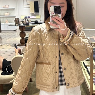 Plan 经典 coup 菱格POLO领棉服外套 25FW 穿搭 新品 cece