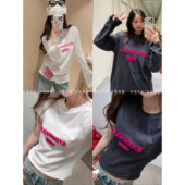 新配色 T恤 新品 cece 字母设计感圆领短袖 25FW 女