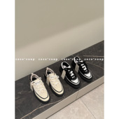 控 vogue cece 鞋 25ss 新品 coup 厚底菱格拼色休闲板鞋 女