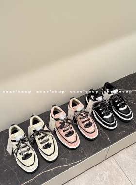 cece coup 闭眼冲！12/09 新品 24FW 黑白熊猫拼色休闲厚底运动鞋