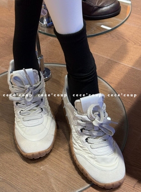 cece coup 顶流 Reach！03/03 新品 25ss 反绒阿甘鞋 休闲德训鞋