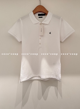 cece coup 减龄穿搭 ！ 04/03 新品 25ss polo领刺绣宽松T恤 短袖