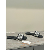 闭眼买 coup cece 新品 招牌 字母刺绣一字带拖鞋 25ss经典