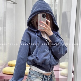 Plan 抽绳连帽卫衣 coup 短外套女 25FW 穿搭 新品 cece