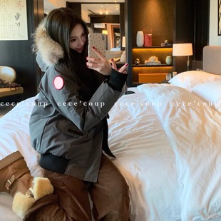 Shoe 宝藏 20新品 派克连帽90绒羽绒服外套女 cece 25FW coup