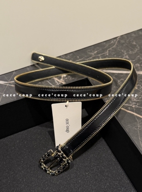 cece coup 一眼相中！11/26 新品 24FW 精致做工 链条腰带皮带女