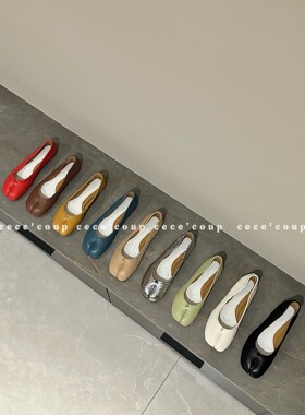 cece'coup 闭眼买买买！02/11 新品 25ss tabi分趾猪蹄芭蕾舞鞋女