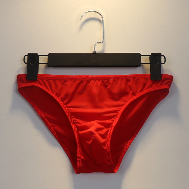 新款男士冰丝内裤薄款小三角窄边