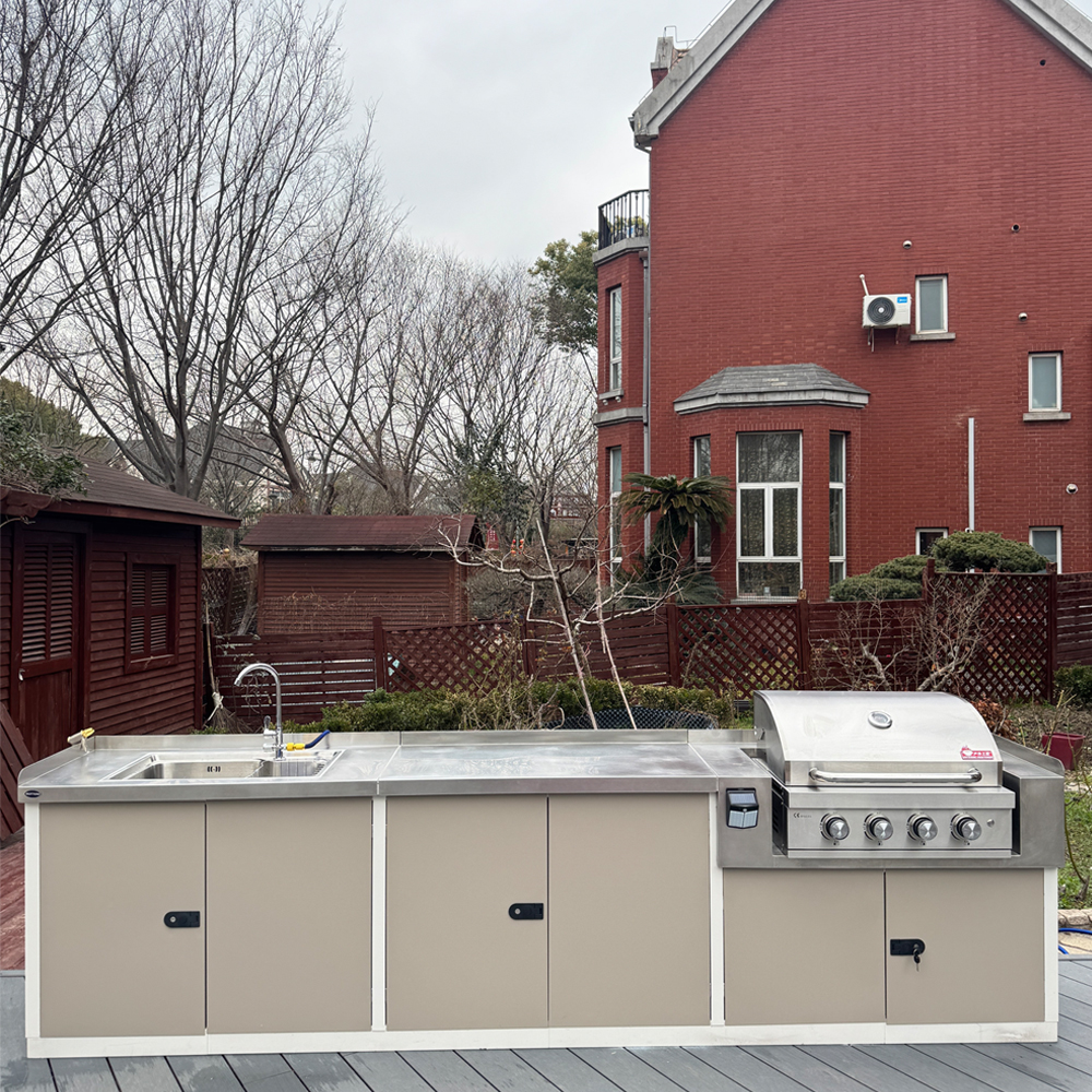 莫腾户外操作台带烧烤炉