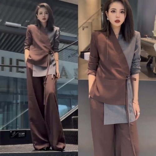 轻熟小香风高级感一整套时尚裤子