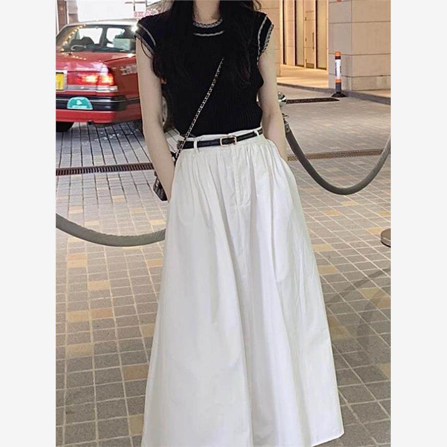 欧洲站2024新款法式高级感御姐气质女神范套装半身裙两件套女夏季