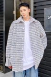 秋冬加厚毛绒翻领长袖男女衬衣5035P105，男装衬衫，电商A246