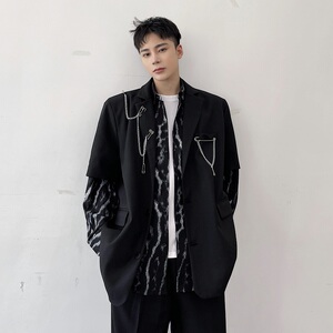 原创个性百搭气质挂件可拆卸外套西服图片