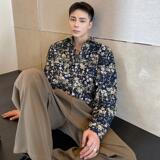 个性设计绣花垫肩气质男长袖外套A246-9701-105，女装短外套，电商A246