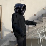 秀场款小众个性设计超大羽绒帽宽松卫衣凹造型A261-3042-P115，男装卫衣，电商A246