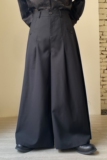 秋冬新款阔腿长裤潮流男女裙裤简约冷淡风休闲裤子2617P90，男装休闲裤，电商A246