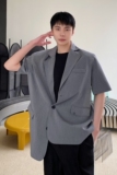 夏季韩版休闲短袖男西服上衣潮流痞帅七分袖外套5149P110，男装T恤，电商A246
