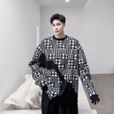 秋季个性设计复古毛边百搭卫衣A246-2325-P80，男装卫衣，电商A246