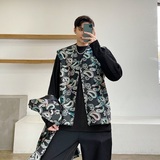 定制小众个性二件套设计时尚复古马甲坎肩A246-2346-P65，男装背心/马甲，电商A246