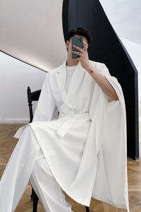 小众个性不规则理发师舞台装凹造型时髦西服外套A261-3973-P115