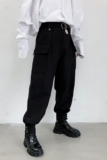 暗黑个性设计立体口袋百搭束脚长裤A261-2186-P75，男装休闲裤，电商A246