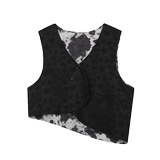 秋季简约潮流个性两面穿男女马甲时髦复古提花百搭坎肩5192P95，男装背心/马甲，电商A246