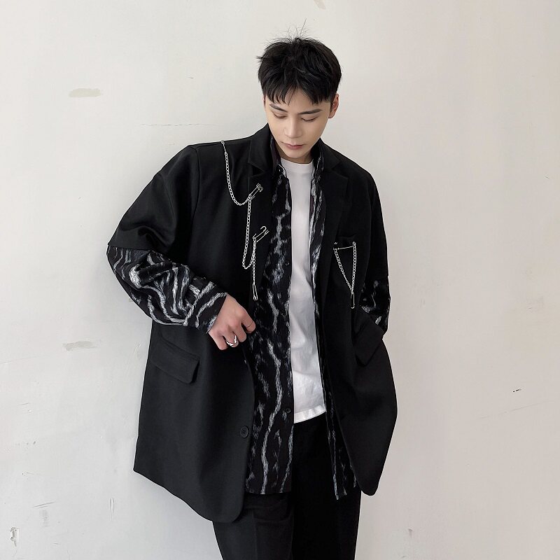 原创个性百搭气质挂件可拆卸外套西服,男装西服,电商A246