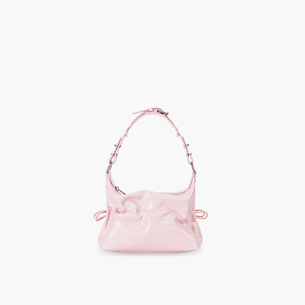 【新款】Maison Saha Hobo 波波包（厚款）mini 樱花粉