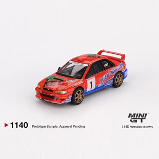 MINIGT 1140 斯巴鲁Subaru Impreza WRC97 #1 1999DRM 1:64合金车