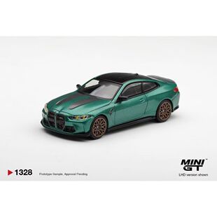 [预售]MINIGT 1328 宝马 BMW M4 CS 曼岛绿 1:64合金车模