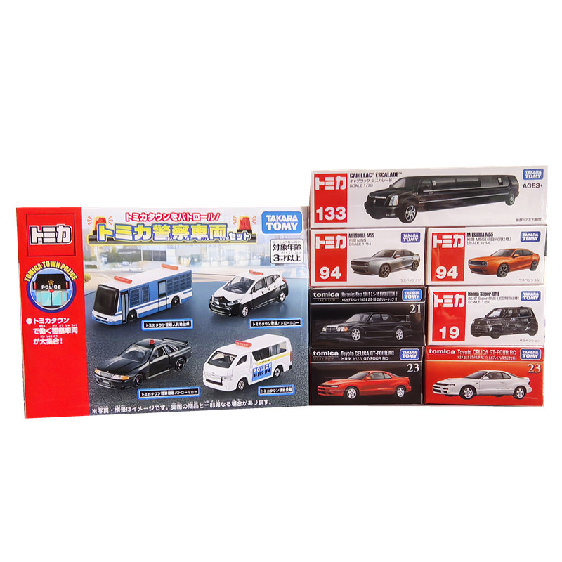 TOMY多美卡 8月新品旗舰版TP21 TP23 红白盒19 94 133 合金车模型