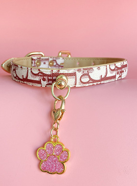 PUPPY项圈choker可刻字女m牵引